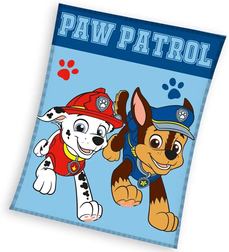 Carbotex Kocyk dziecięcy Paw Patrol Super Duet,130 x 170 cm