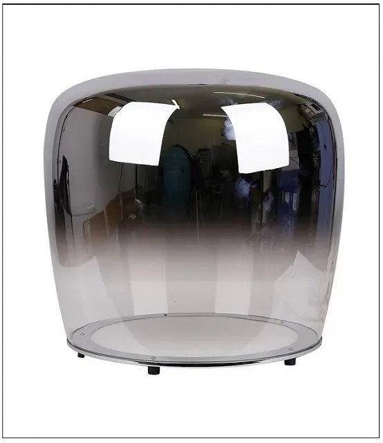 Lampa stołowa czarna szklana kula LED V046 G0-G23