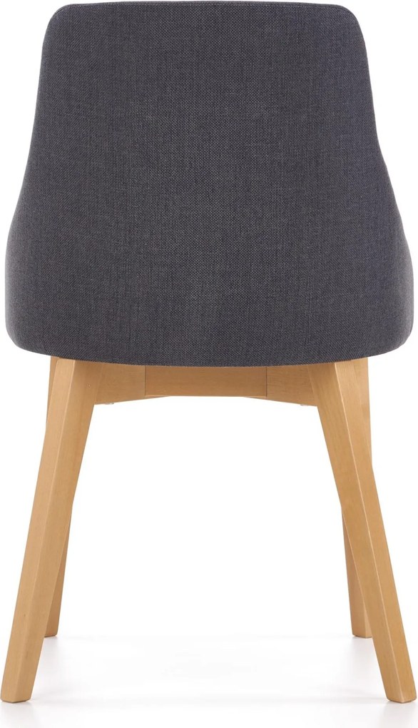 Wygodne krzesło na drewnianych nogach w kolorze dąb miodowy Toledo