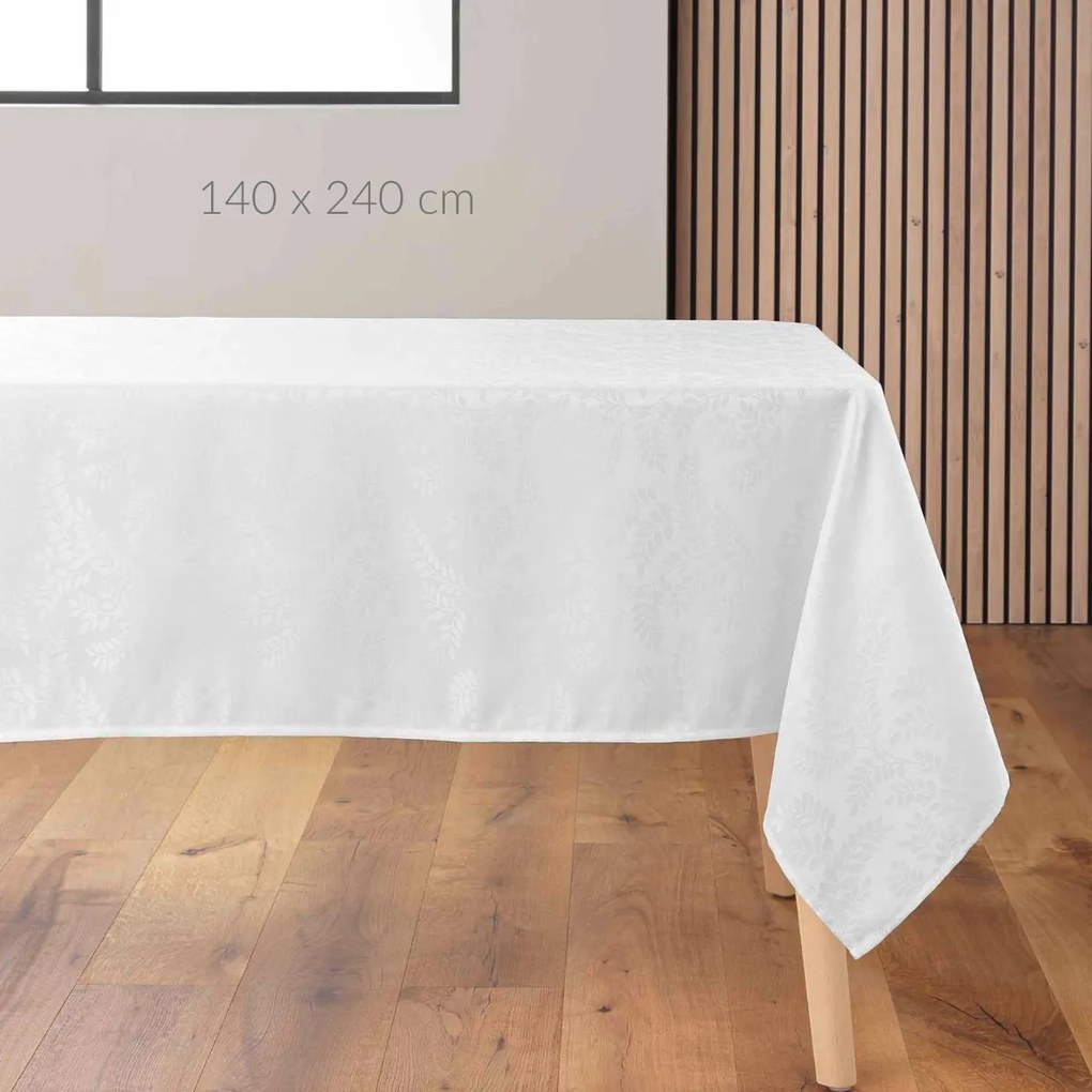 Obrus ze srebrnym wzorem, DORIANE, 140 x 240 cm