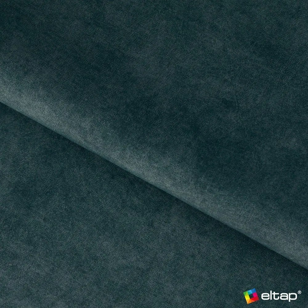 Morskie tapicerowane łóżko dwuosobowe ze schowkiem ze stelażem 180x200 cm Plissa – ELTAP