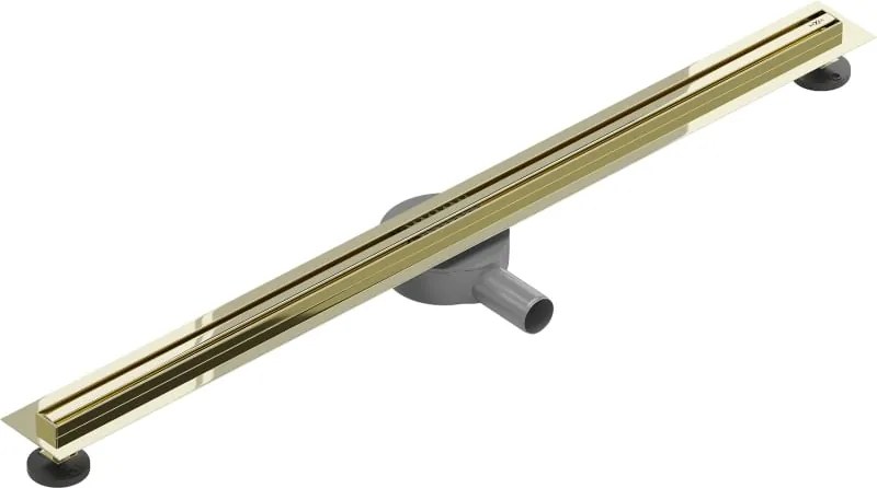 Mexen Flat 360° Slim odpływ liniowy obrotowy 100 cm, złoty - 1541100
