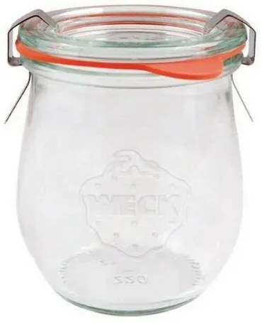 Weck 6-częściowy zestaw słoików Mini-Tulpe 220 ml z akcesoriami, śr. 60 mm