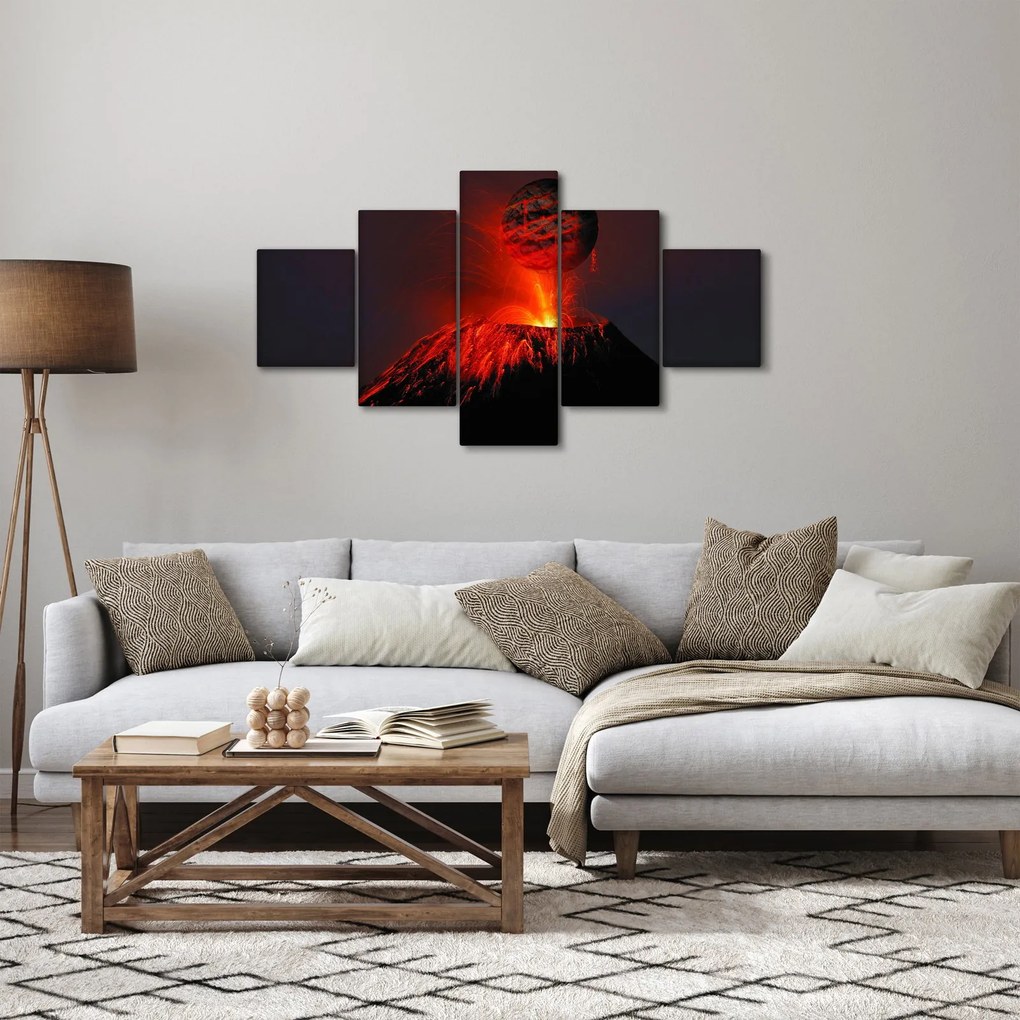 Obraz wulkanu (125x70 cm)