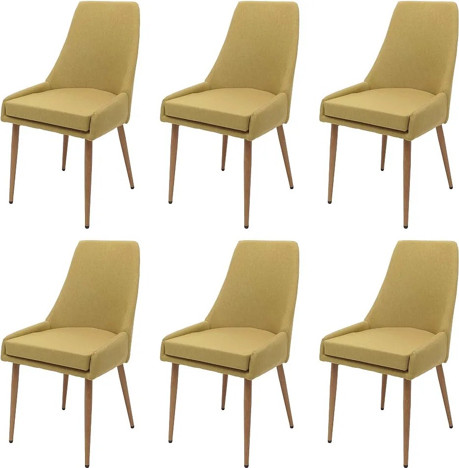 Krzesło do jadalni MCW-O27 (zestaw 6 sztuk),  zielony