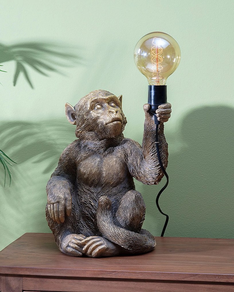 Lampa stołowa Gold Monkey 36cm