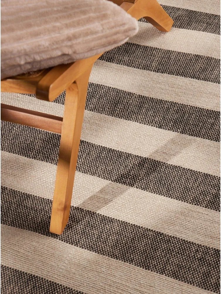 Czarno-kremowy ręcznie tkany dwustronny dywan z juty 200x300 cm Playa – Hanse Home