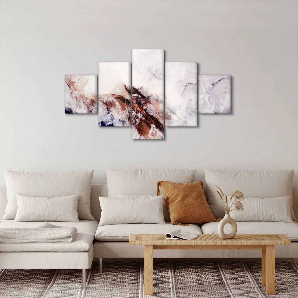 Obraz - Fioletowy marmur N⁰1 (125x70 cm)