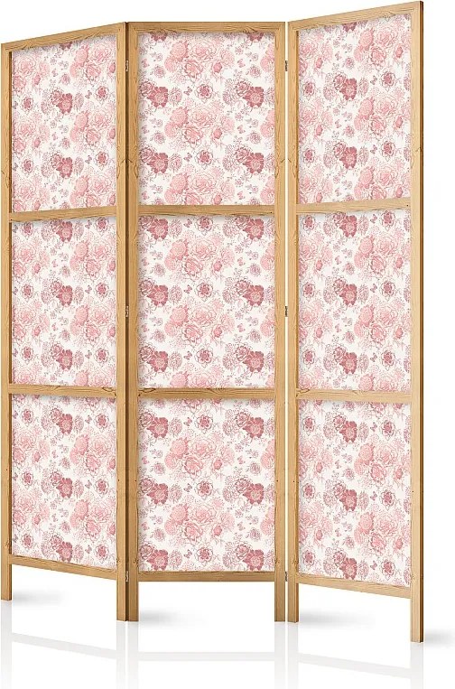 Parawan japoński Artgeist Kwiaty 135 x 172 cm 1 szt