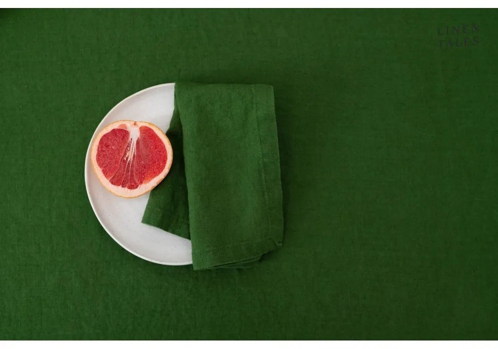 Lniana mata stołowa 35x45 cm True Green – Linen Tales