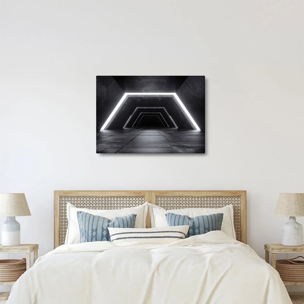 Obraz - Futurystyczny tunel (70x50 cm)