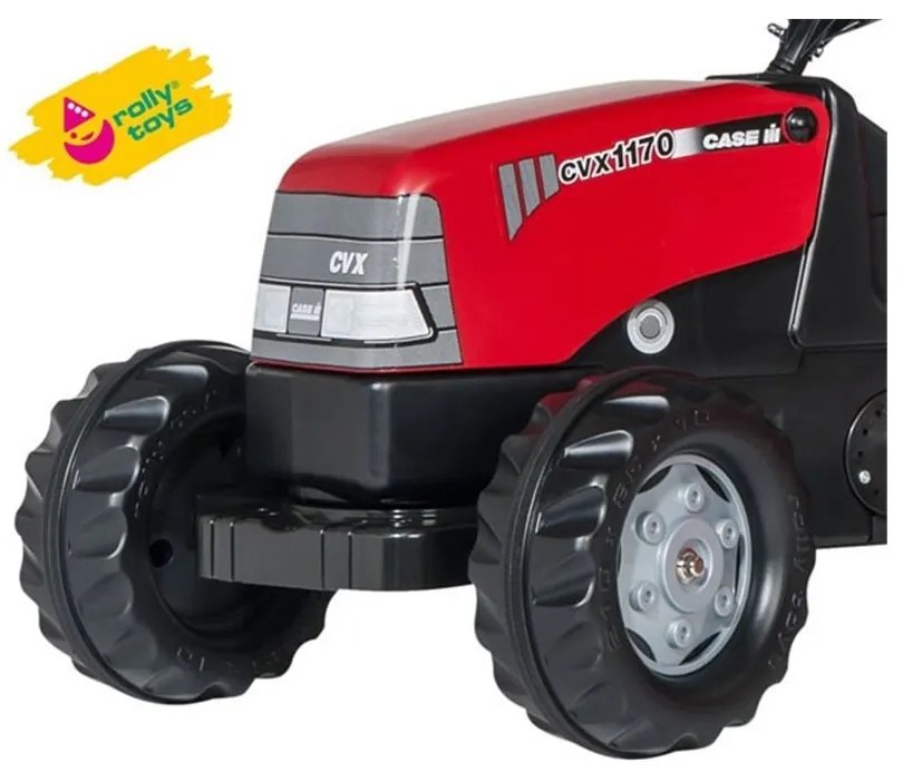 Rolly toys rolykid traktor na pedały case z przyczepką