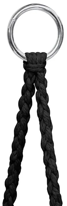 Wiszący fotel hamakowy czarny L1-F02