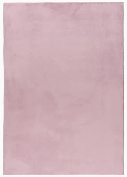 Dywan pluszowy Pouffy pudrowy róż 80 cm x 150 cm