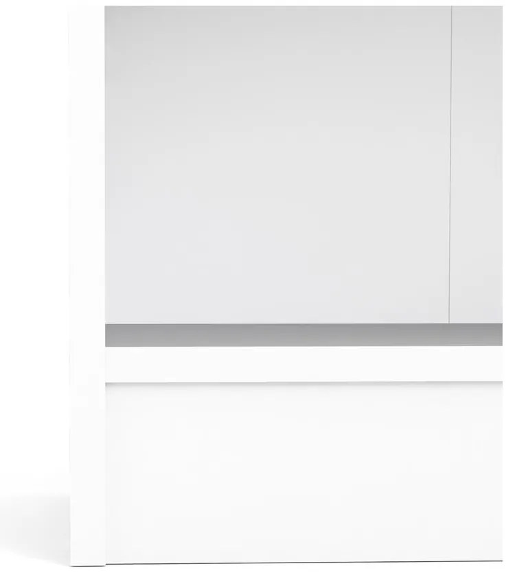 Biały regał Tvilum Basic, 79 x 203 cm