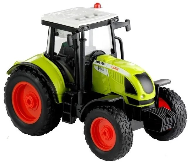 Traktor z prasą rolującą do belowania gra 37,5 cm