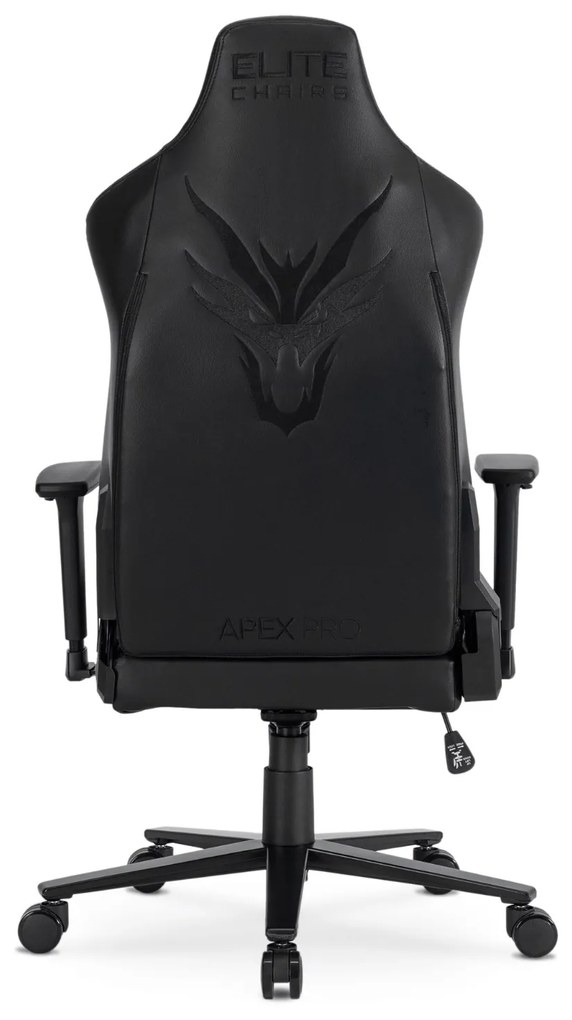 Fotel Gamingowy Obrotowy APEX Czarny Nowoczesny