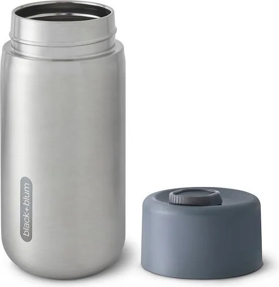 Kubek termiczny ze stali nierdzewnej w kolorze srebra 340 ml – Black + Blum