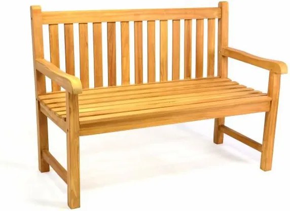 Ławka ogrodowa 2-osobowa drewniana 120 cm