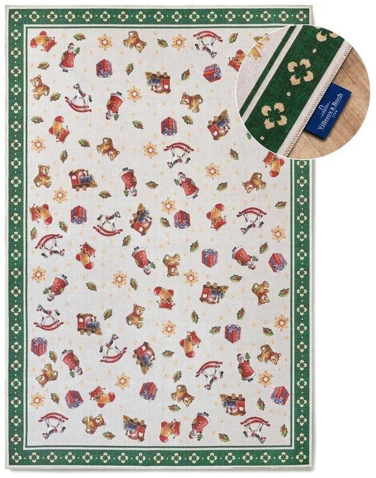 Zielony dywan ze świątecznym motywem 160x230 cm Green Christmas – Villeroy&amp;Boch