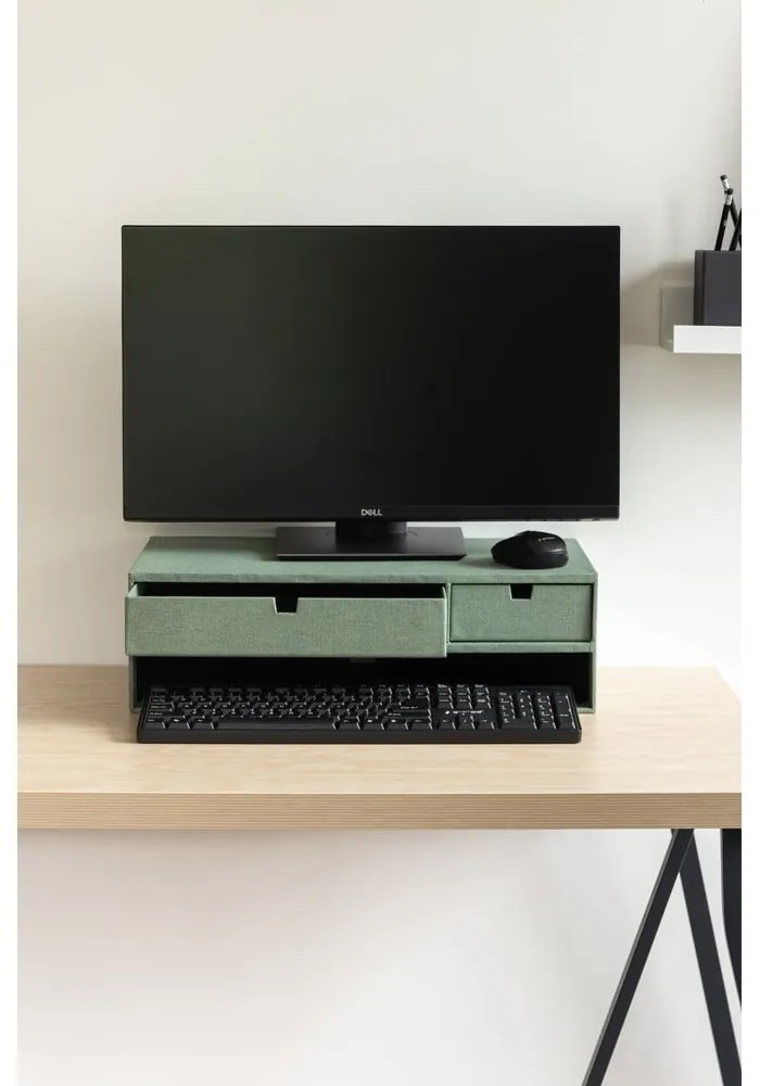 Kartonowy organizer na dokumenty z szufladką Ted Canvas Paper Laminate – Bigso