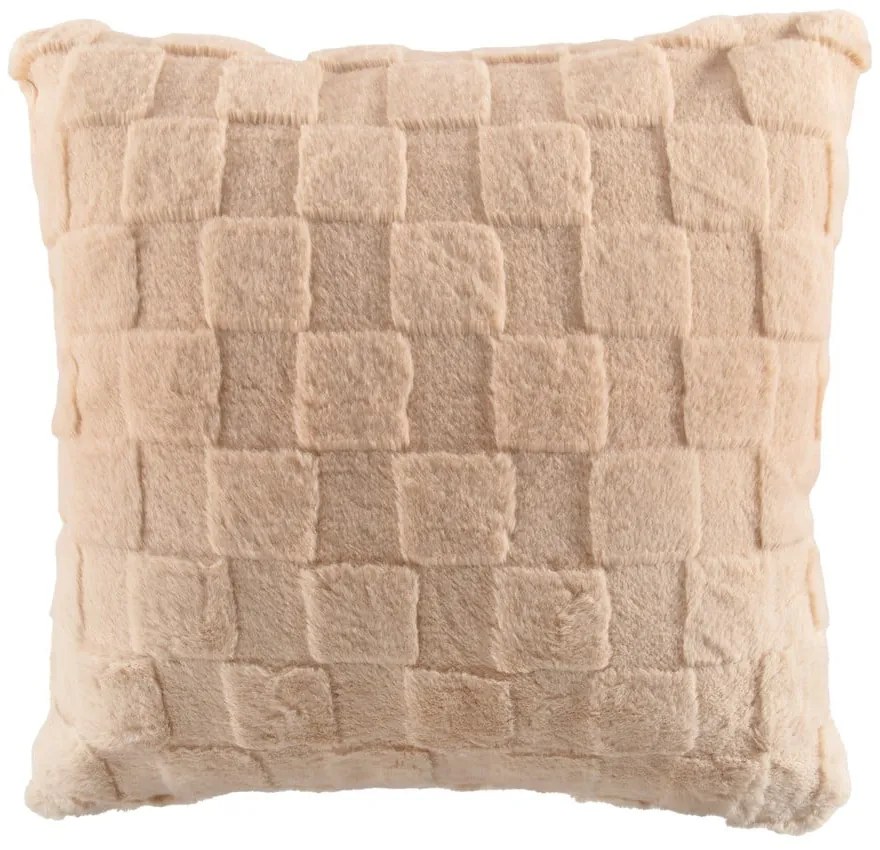 Poduszka dekoracyjna z mikropluszu 45x45 cm Rava – Tiseco Home Studio