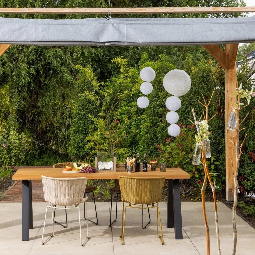 Beżowe krzesła ogrodowe ze sztucznego rattanu zestaw 2 szt. Wings – WOOOD