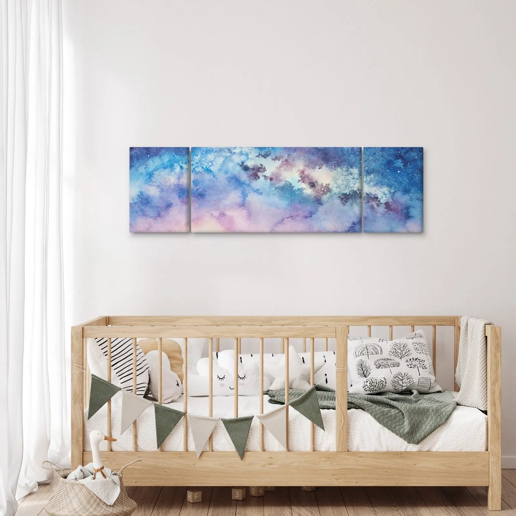 Obraz - Droga Mleczna, akwarela (170x50 cm)