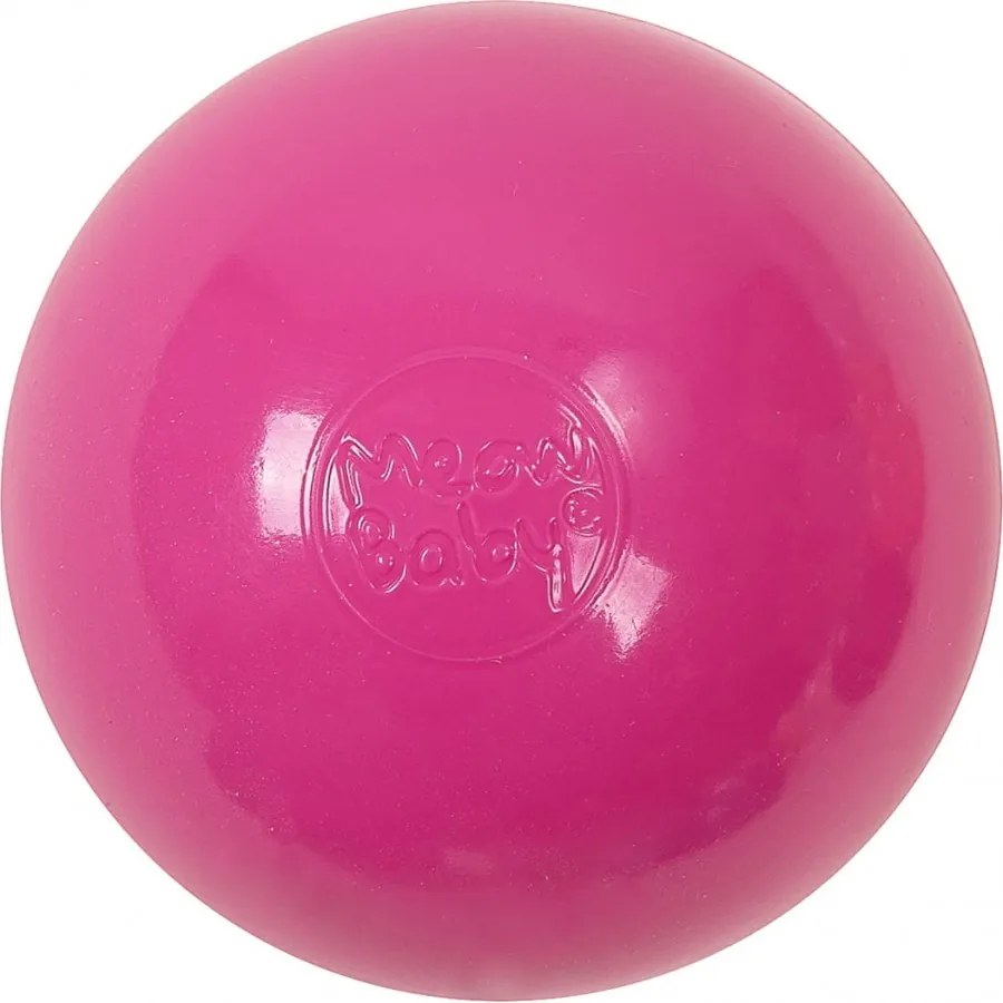 Plastikowe piłeczki do suchego basenu 7cm, 50 szt, ciemnoróżowe - meowbaby®