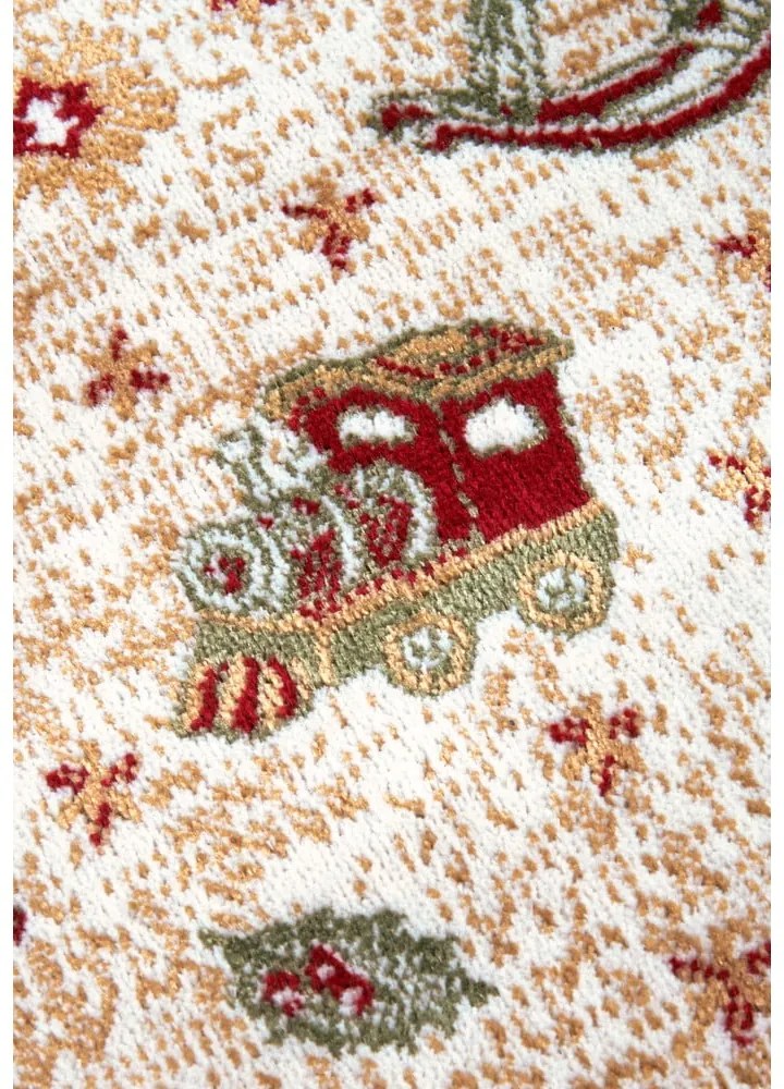 Zielony dywan z mieszanki bawełny ze świątecznym motywem 50x80 cm Toy's Delight Green Christmas – Villeroy&amp;Boch