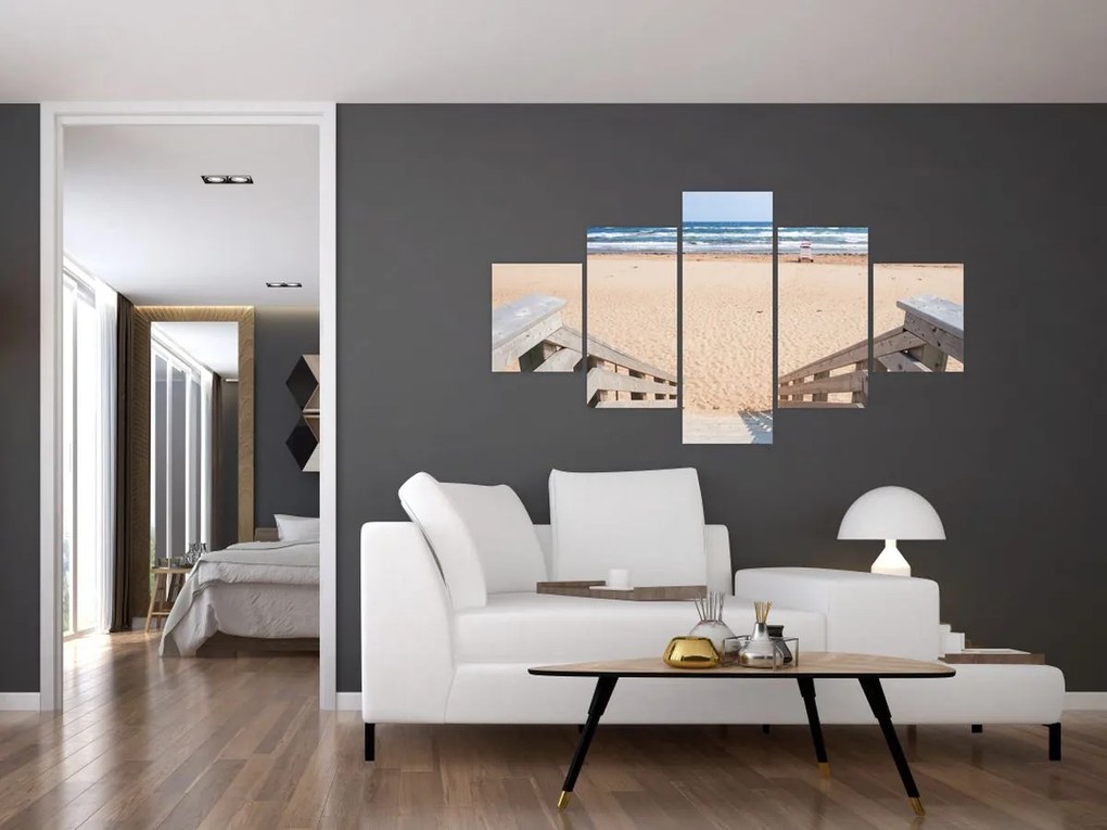 Obraz - Plaża (125x70 cm)