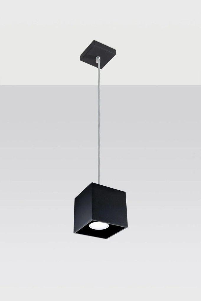 Kwadratowa lampa wisząca czarny M9-N97