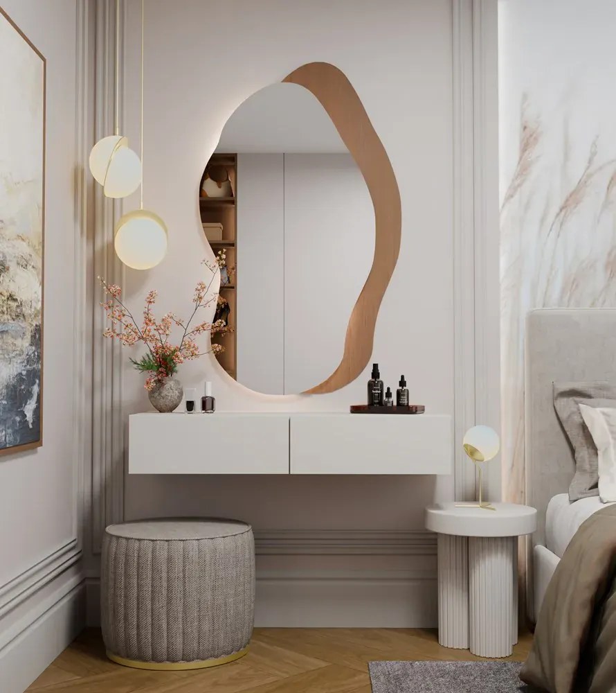 Kaszmirowa wisząca toaletka D6-W73