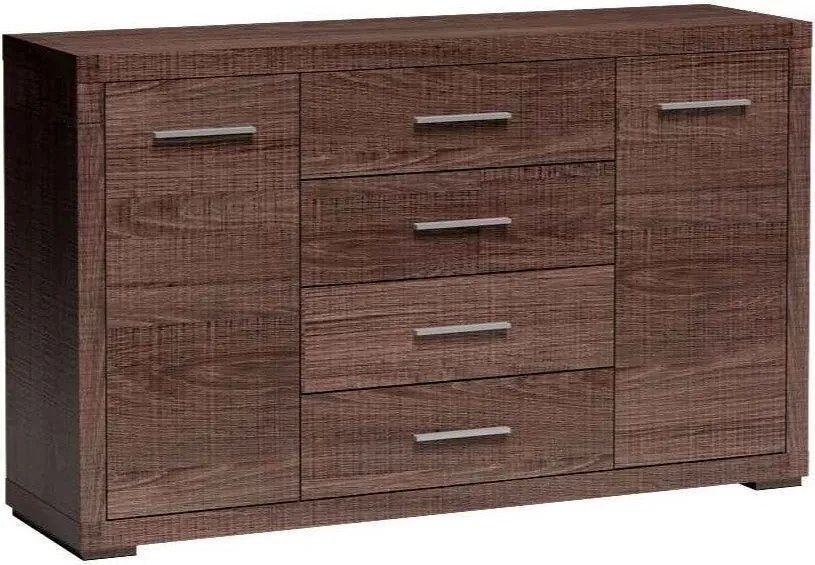 Komoda SALERNO - Brązowy / 148 cm