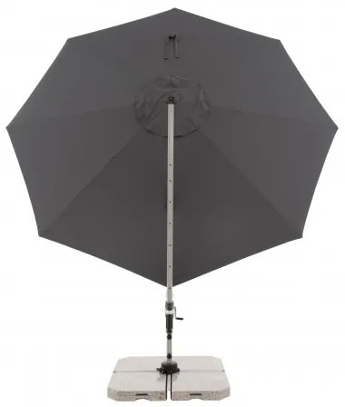 ACTIVE 370 cm - wahadłowy parasol ogrodowy z drążkiem bocznym : Substancja Desen - 840