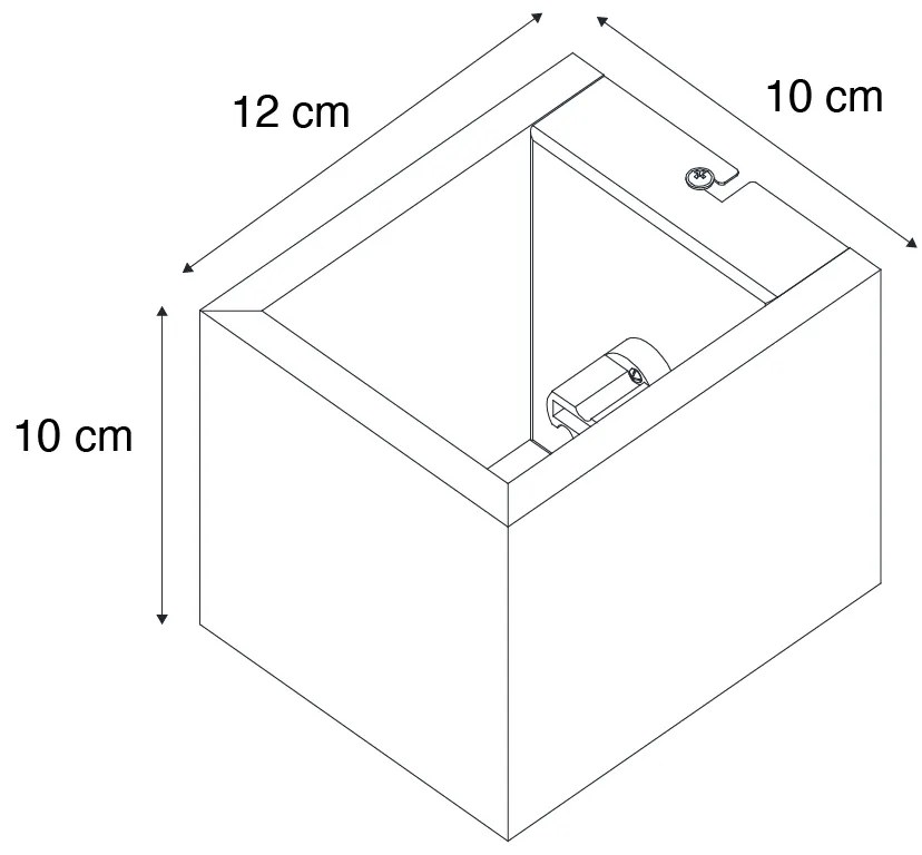 Rustykalna lampa ścienna z drewna dębowego - Transfer
