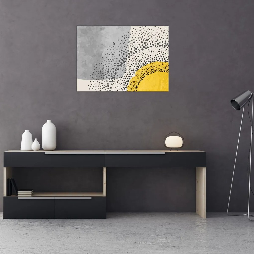 Obraz - Abstrakcyjny obraz plaży N⁰3 (70x50 cm)