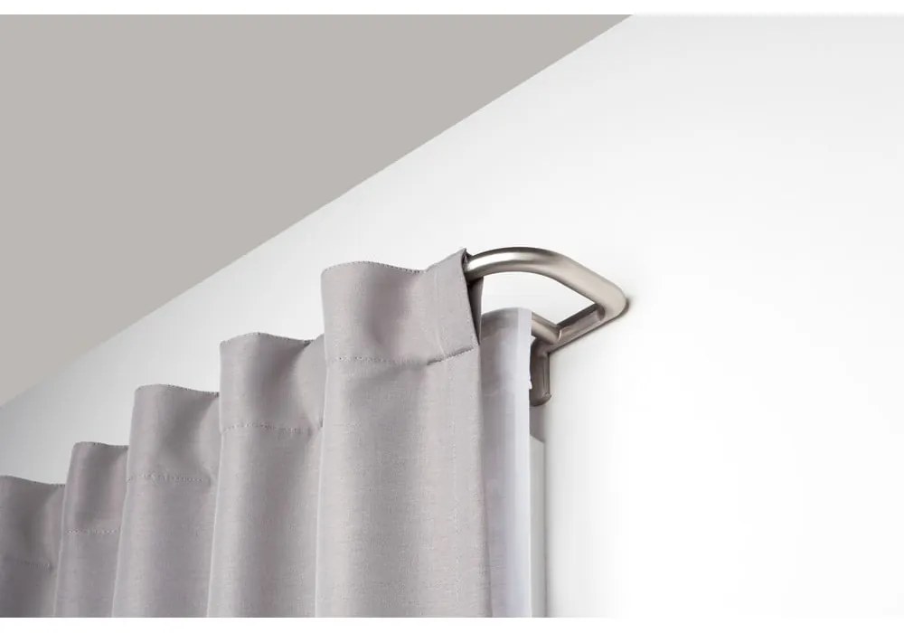 Stalowy podwójny regulowany karnisz 122 - 224 cm Twilight – Umbra