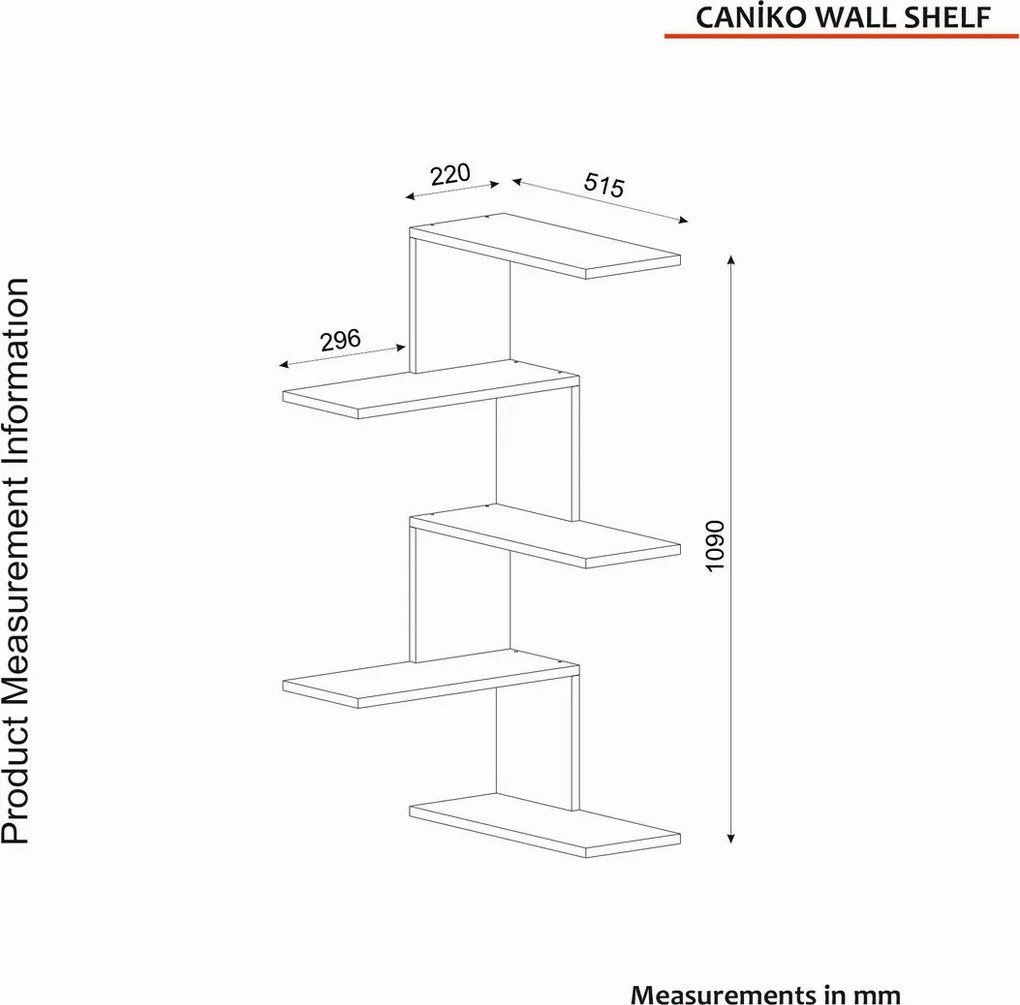 Półka Caniko Travertine