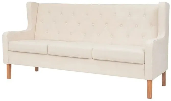 Trzyosobowa sofa Isobel 3C - kremowobiała