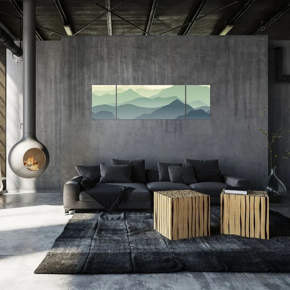 Obraz - Forest Mountain (170x50 cm)