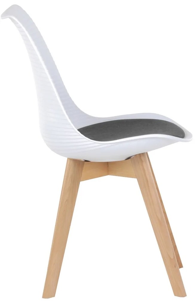Zestaw krzeseł do jadalni CT-X7056 GREY, 4 szt.