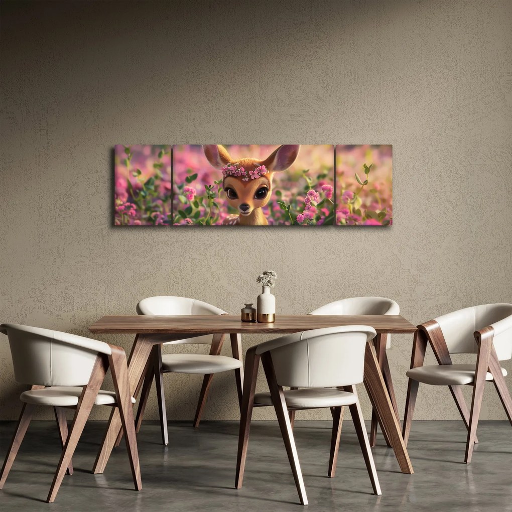 Obraz - Urocza sarna (170x50 cm)
