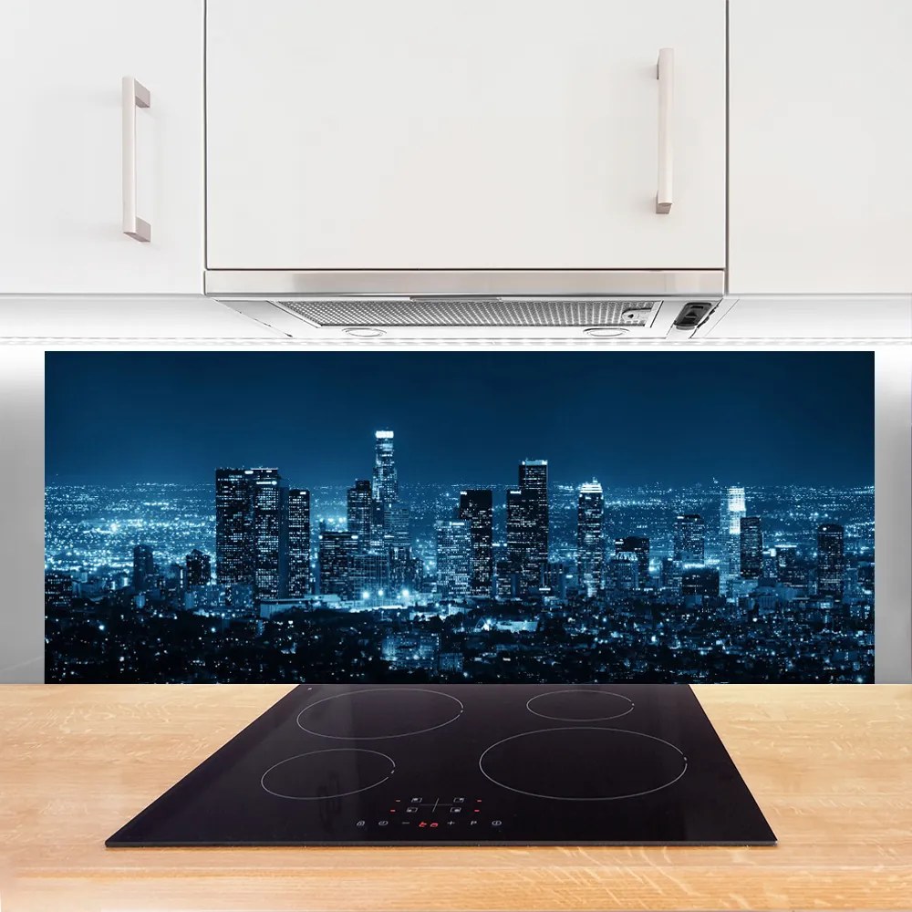 Szkło do Kuchni na Ścianę Rytm Miejskich Ulic