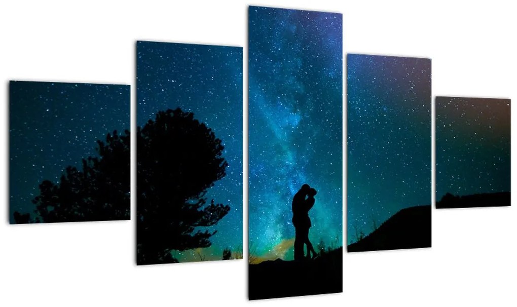 Obraz - Spotkanie pod gwiazdami (125x70 cm)