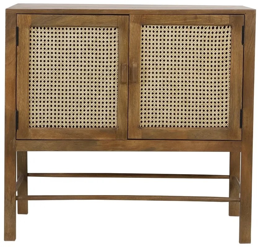Brązowa komoda z drewna mango 88x84 cm Nipas – Light &amp; Living