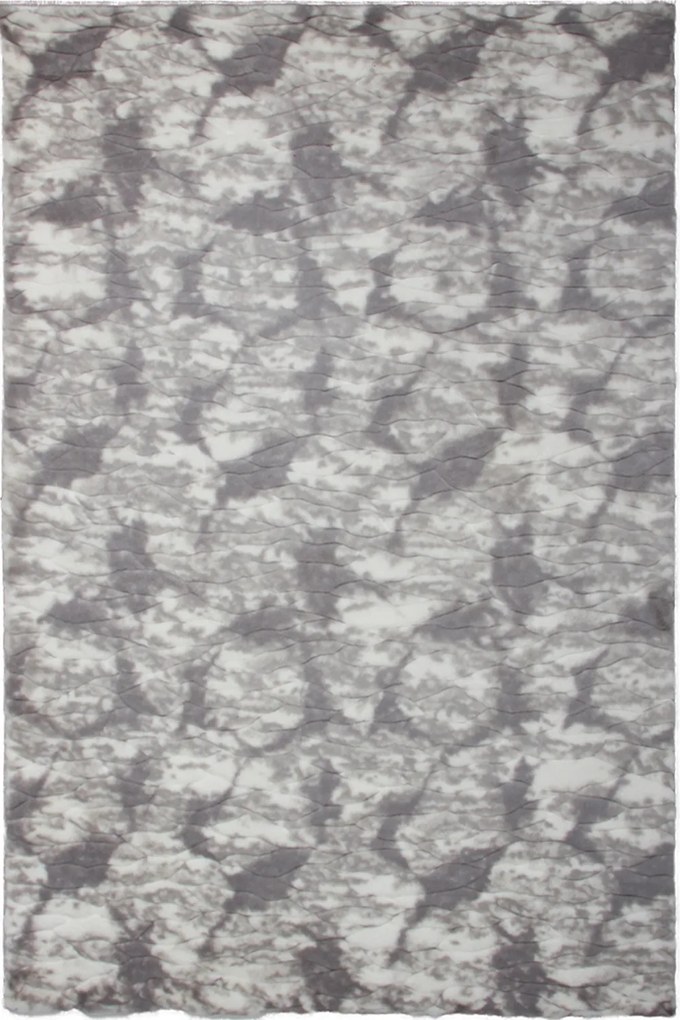 Dywan New Bunny Szary z kremem 160x220 Prostokąt