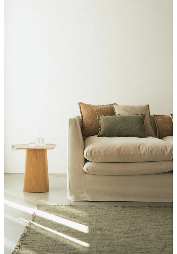 Bawełniany dywan tkany ręcznie w kolorze khaki 200x300 cm Handloom – Lorena Canals