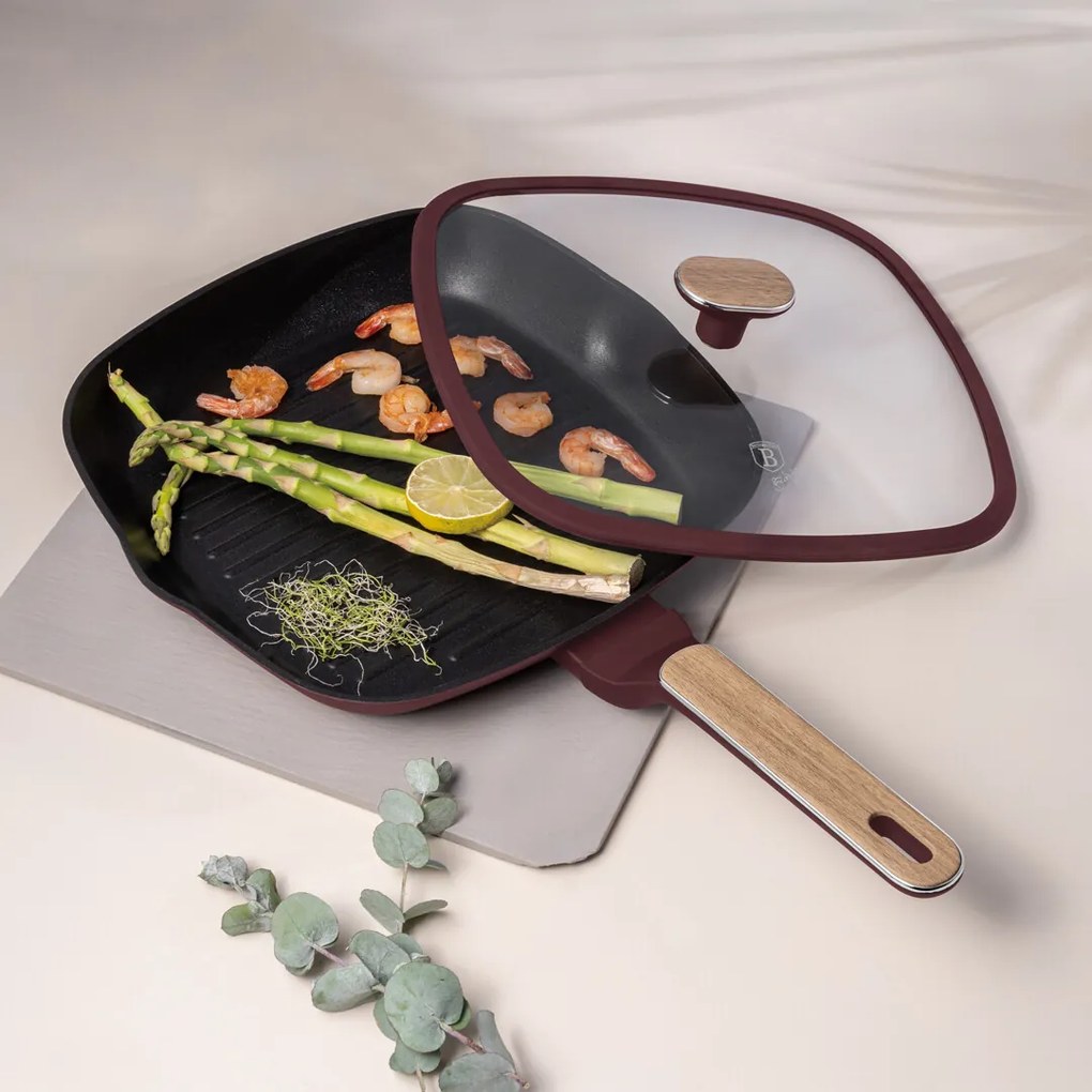 BerlingerHaus Zestaw patelni z powłoką tytanowąLeonardo Nordic, 3+1 szt.