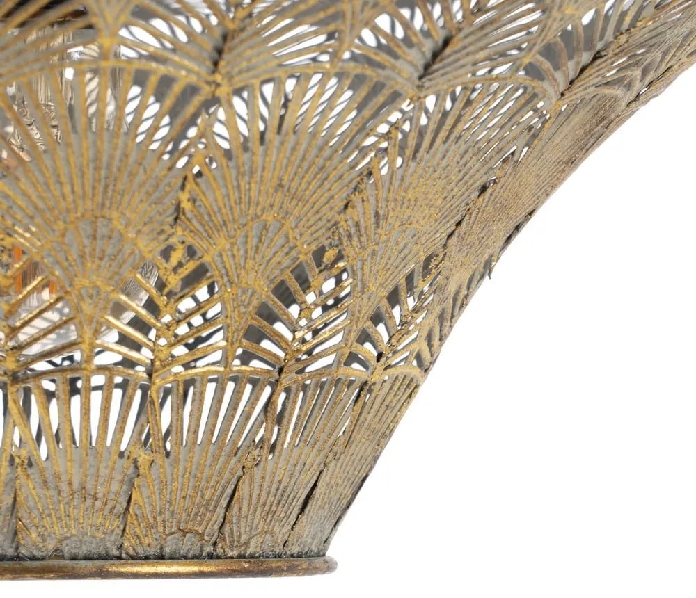 Lampa wisząca w kolorze złota z metalowym kloszem ø 47,5 cm – Ixia